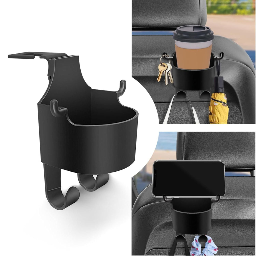 Car Hanging Cup Holder & Mobile Stand | Space-Saving Car Organizer (Pack of 2)