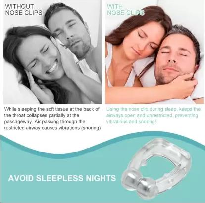 Anti-Snoring Nose Clip | Comfortable Breathing Aid for Better Sleep