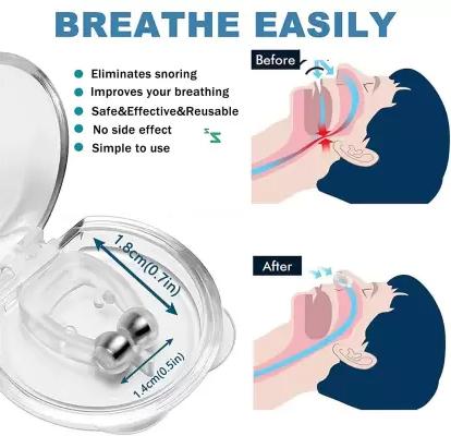 Anti-Snoring Nose Clip | Comfortable Breathing Aid for Better Sleep