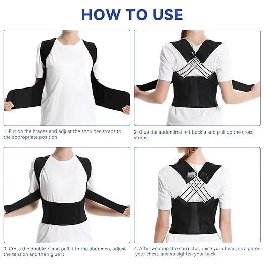 Adjustable Back Posture Corrector Belt – Unisex