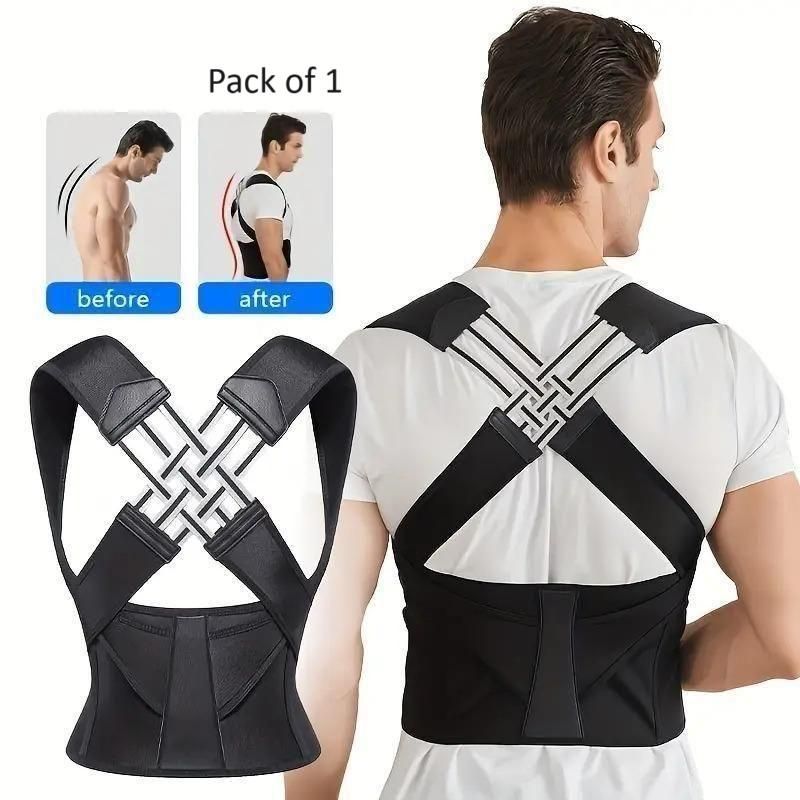 Adjustable Back Posture Corrector Belt – Unisex